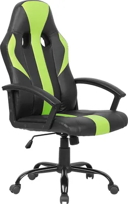 Produktbild von BELIANI Bürostuhl Grün und Schwarz aus Kunstleder Drehbar Modernes Design