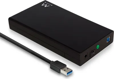 Image de Boîtier pour disque dur/SSD Ewent EW7056 3,5'' USB 3.2 Gen1 Noir
