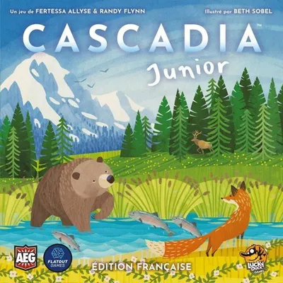 Imagen del producto de Cascadia Junior: Juego de estrategia para niños, a partir de 6 años, juego de lógica, juego de familia