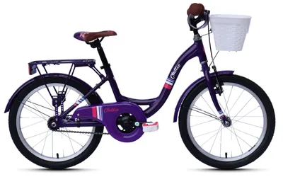 Produktbild von CHILLIZ Kinderrad 18 Zoll CHD.01 lila Rahmenhöhe 28 cm singlespeed V-Brake
