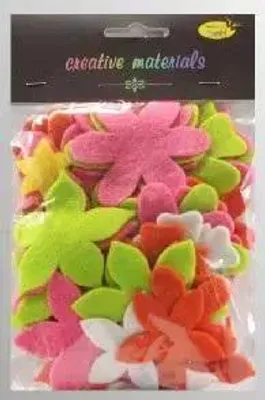 Produktbild von Kwiatki z filcu kolory wiesenne 60szt