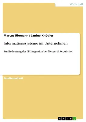 Produktbild von Informationssysteme im Unternehmen
