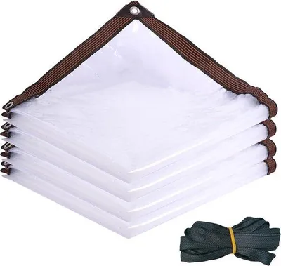 Produktbild von Wasserdichtes 2x2m Terrassenschutzdach, transparent, wetterbeständig