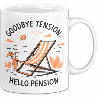 Produktbild von Ruhestand Tasse Geschenk Lustige Geschenkidee Spruch Für Entspanntes Leben Liebhaber (Weiß)
