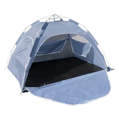 Produktbild von Flamingueo Faltbares Strandzelt Polyester Blau