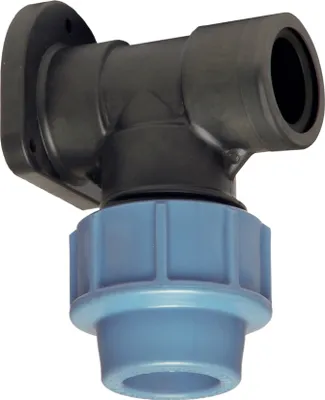 Produktbild von Unidelta PP Wandscheibe mit Innengewinde + Klemmanschluss 25mm x 3/4"