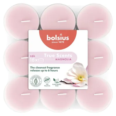 Produktbild von Bolsius Duft-Teelichter 18 Stück Magnolie