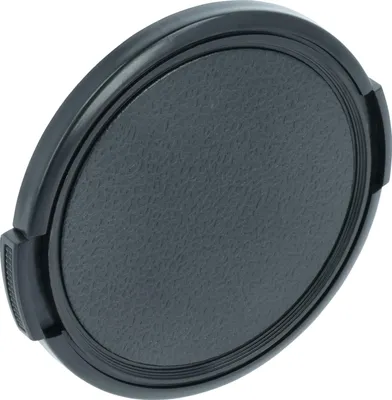 Produktbild von vhbw Objektivdeckel 62 mm kompatibel mit Nikon 85 mm 1.8 AF D Kamera - Kunststoff Schwarz, mit Seitengriff