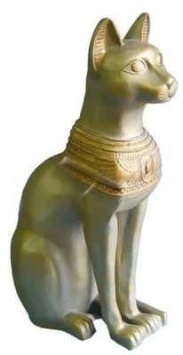 Produktbild von Design Ägyptische Katze Figur Statue Skulptur Figuren Skulpturen Dekoration Neu