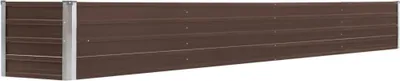 Immagine prodotto di Letto Rialzato in Acciaio Zincato 320x40x45 cm Marrone