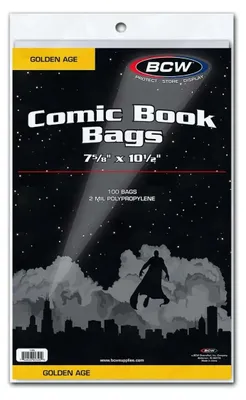 Obrázek produktu pro Zlaté sáčky na komiksy BCW (100 ks)
