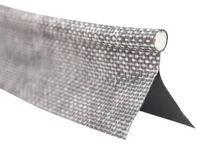 Produktbild von Zeltkeder 7mm grau doppelte Flagge