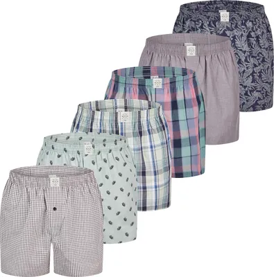 Produktbild von MG-1 Jungen Boxer 6-Pack Classics - mehrfarbig 17 - Größe 176
