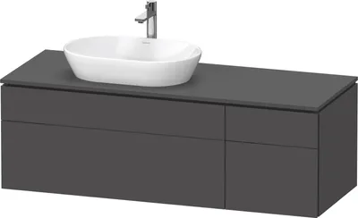 Produktbild von DURAVIT LC4877049490000 Konsolen-WTU wandh. L-Cube 550x1400x4