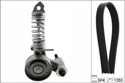Produktbild von INA 529 0297 10 Keilrippenriemensatz für OPEL Corsa D Schrägheck (S07)