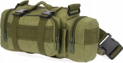 Produktbild von Militär-Bauchtasche, olivgrün, mit Riemen