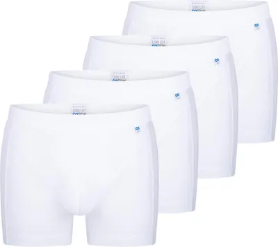 Produktbild von Schiesser 4er Pack Long Life Baumwolle Retro Short / Pant Perfekte Passform, Komfortabler Bund mit kleinem Serien-Logo, Reduzierte Pilling-Bildung und glatte gleichmäßige Oberfläche