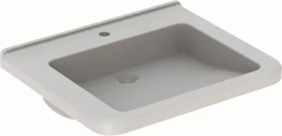 Produktbild von Geberit Geberit Waschtisch RENOVA COMFORT SQUARE 650x550mm unterfahrbar we