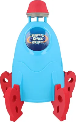 Produktbild von Sunflex 00561 - Space Rocket - Wassersprenkler (blau, drehend) Rasensprenger Kinder