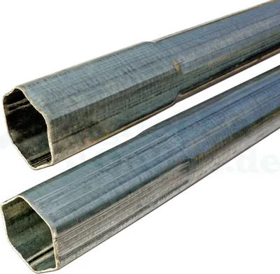 Produktbild von Steckmast Antennenmast Set Stahl ø 42mm 190cm mit Mastkappe