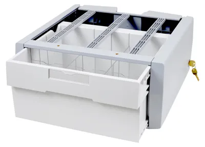 Produktbild von Ergotron 97-992, Schublade, Grau, Weiß, 1 kg, 457 mm, 457 mm, 240 mm