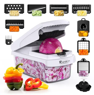Produktbild von Multifunktionelles Gemüseschneidegerät, 15-in-1