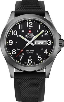 Zdjęcie produktu dla Zegarek męski SWISS MILITARY SMP36040.20 czarny klasyczny dla seniorów