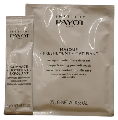 Zdjęcie produktu dla Setzen Payot Purete Essentielle, peelingująca maska oczyszczająca do twarzy, 10 sztuk, 30 g