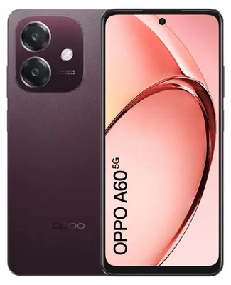 Produktbild von OPPO A60 5G, 16,9 cm (6.67"), 4 GB, 128 GB, 50 MP, Android 14, Schwarz, Rot
