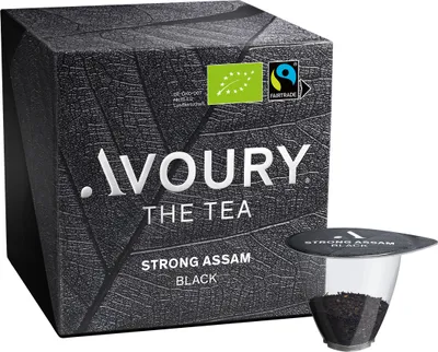 Produktbild von Avoury Black Tea | STRONG ASSAM | 8 Tee-Kapseln: Schwarzer Tee