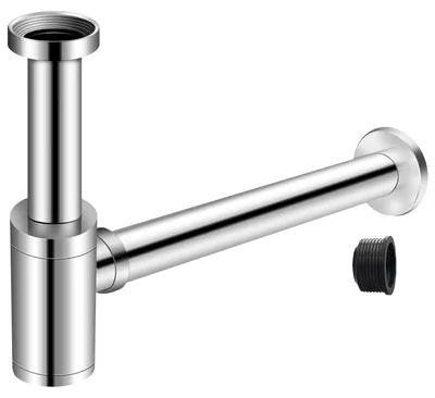 Productafbeelding van Sifon 1 1/4 inch x Ø 32 mm Roestvrij Staal, Verstelbare Geursluiting