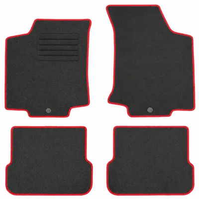 Fußmatten-Set für VW Golf 3 + Vento 1H inkl. Variant, 4-teilig, Schwarz