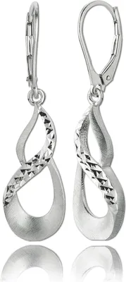 Image de Balia dames argent 925 4cm argent boucles d'oreilles D2BAO0041SO
