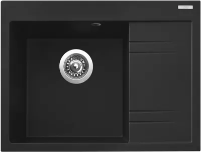 Obrázok produktu pre Granitový drez Sinks RIM 650 L Metalblack - ľavý