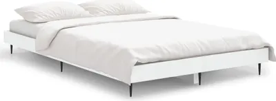 Obrázek produktu pro vidaXL Postel White 120x190 cm Dřevěný materiál
