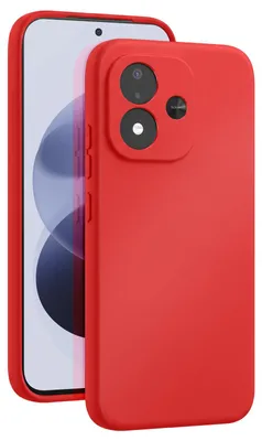 Produktbild von Zanaé, Hülle für Xiaomi Redmi Note 17 aus Silikon mit Kameraschutz, Rot