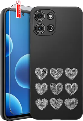 Zdjęcie produktu dla ETUI do Motorola Moto G75 5G WZORY| WALENTYNKOWE SERCE | CASE + SZKŁO 9H