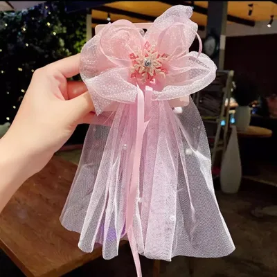 Image de Barrette à cheveux rose pour fille KP19465
