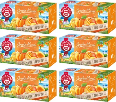 Produktbild von Teekanne griechische Aprikose 6x 20 Teebeutel - Früchtetee Mischung Ländertee