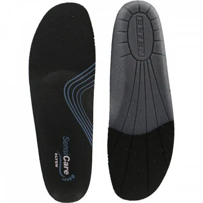 Two insoles are shown side-by-side on a white background.