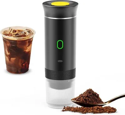 Produktbild von Elektrische Kaffeezubereiter, 3-in-1, kapsel- und gemahlener Kaffee, Cold Brew, 150 ml Tasse