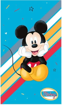 Produktbild von Badetuch Mickey Mouse 70 x 120 cm | Micky Maus | Strandtuch | Handtuch