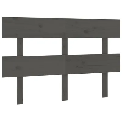 Produktbild von vidaXL Kopfteil Grau 138x3x81 cm Massivholz Kiefer
