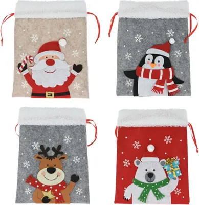 Produktbild von Filztasche mit Weihnachtsfigur