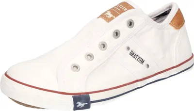 Produktbild von Mustang Damen Slipper Halbschuhe bequeme Sneaker 1099-409, Größe:39 EU, Farbe:Weiß