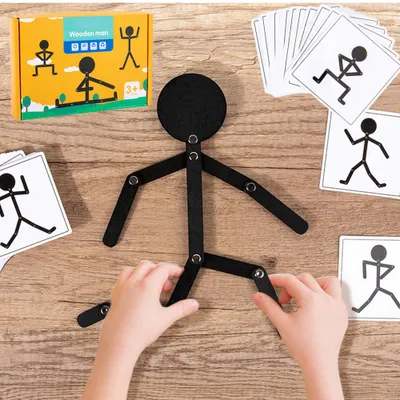 Produktbild von Montessori Puzzlebrett Holz Lernspielzeug Feinmotorik Vorschule