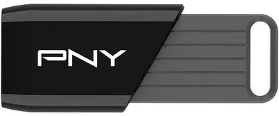 Produktbild von PNY Attaché X, 256 GB, USB Typ-A, 3.2 Gen 1 (3.1 Gen 1), 130 MB/s, Dia, Schwarz
