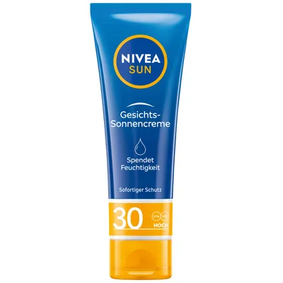 Image de Nivea Sun Crème solaire visage protection et soin immédiat SPF 30 50ml