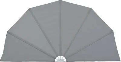 Produktbild von vidaXL Faltbarer Terrassen-Seitenfächer Grau 160 cm