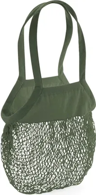 Produktbild von Westford Mill - Tragetasche "Organic", Netzmaterial BC4866 (Einheitsgröße) (Olivgrün)